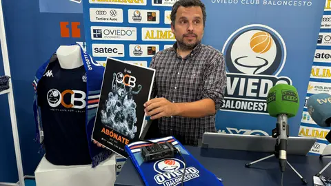 10-7 Fernando García, director general del Alimerka Oviedo Baloncesto 10-7 Fernando García, director general del Alimerka Oviedo Baloncesto