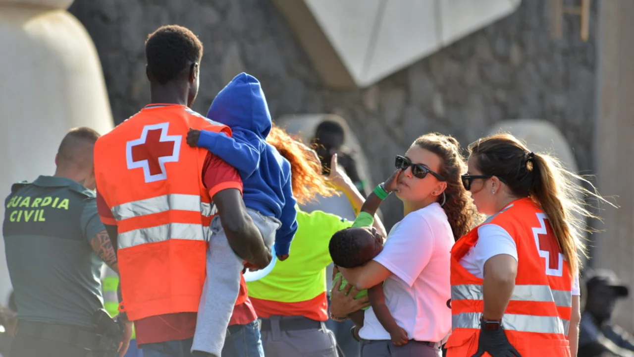 Menores migrantes en Canarias