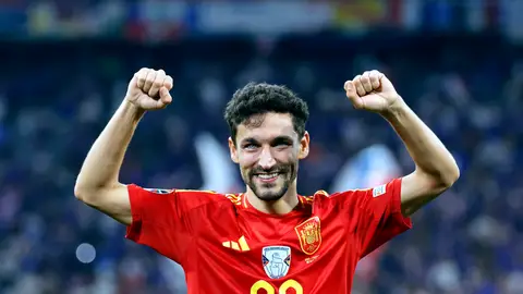 Jesús Navas celebra el triunfo de España contra Francia / Agencia EFE Jesús Navas celebra el triunfo de España contra Francia / Agencia EFE