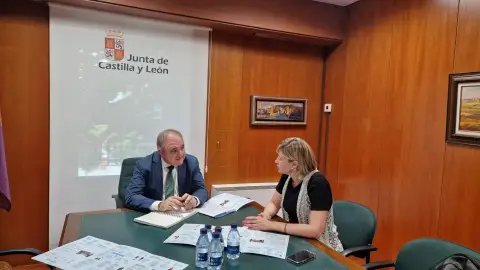 La Junta de Castilla y León y la Fundación San Cebrián ponen en valor su colaboración y estudian ampliar prestaciones .