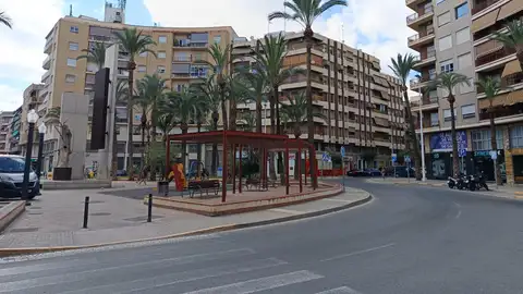 Plaza de Crevillent de Elche. Plaza de Crevillent de Elche.