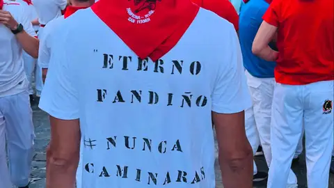 El novillero Rafael Reyes en los Sanfermines El novillero Rafael Reyes en los Sanfermines