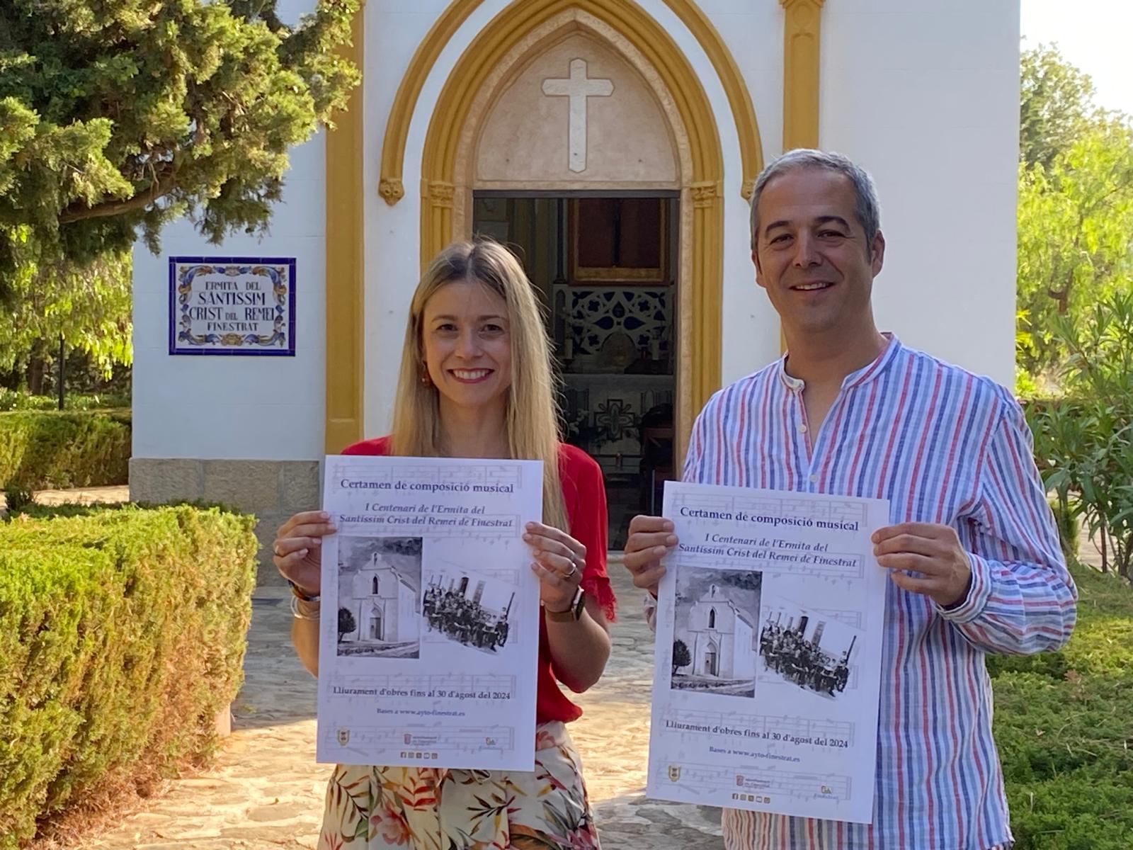Finestrat celebra el Centenario de la Ermita del Cristo del Remei con un concurso de composición para bandas Finestrat celebra el Centenario de la Ermita del Cristo del Remei con un concurso de composición para bandas