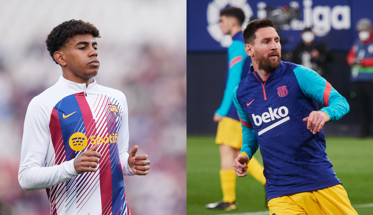 Lamine Yamal recupera su foto de bebé junto a Messi para celebrar la victoria de España: "Renacido" Lamine Yamal recupera su foto de bebé junto a Messi para celebrar la victoria de España: "Renacido"