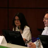 La doctora Susanna Puig durante la presentación de los resultados del estudio La doctora Susanna Puig durante la presentación de los resultados del estudio