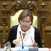 Carmen Moriyón ha dado explicaciones sobre la sentencia del tribunal de cuentas