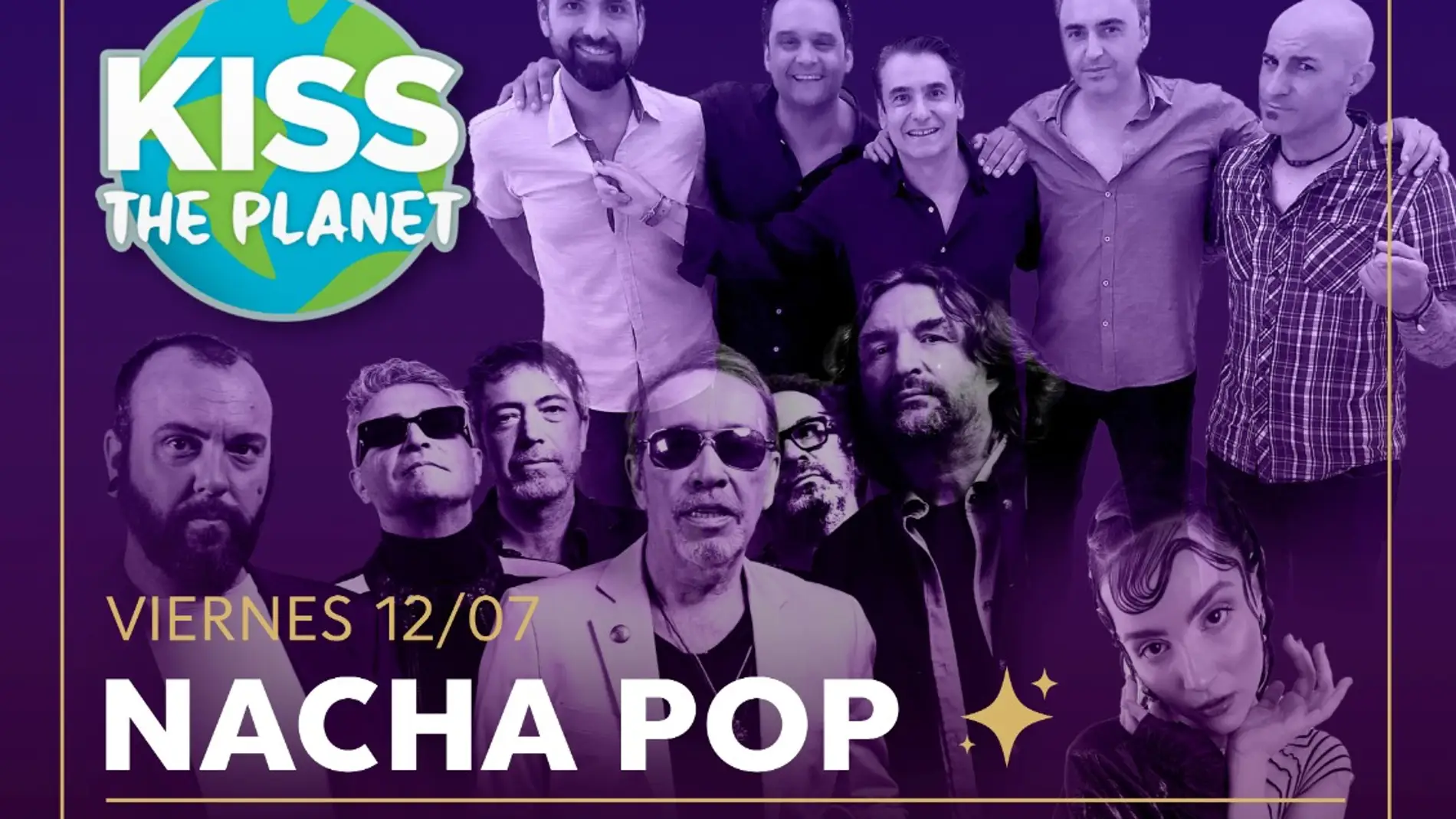 Este viernes Nacha Pop y Modestia Aparte en el 63 Festival de Música Cueva de Nerja, con la fiesta Kiss The Planet