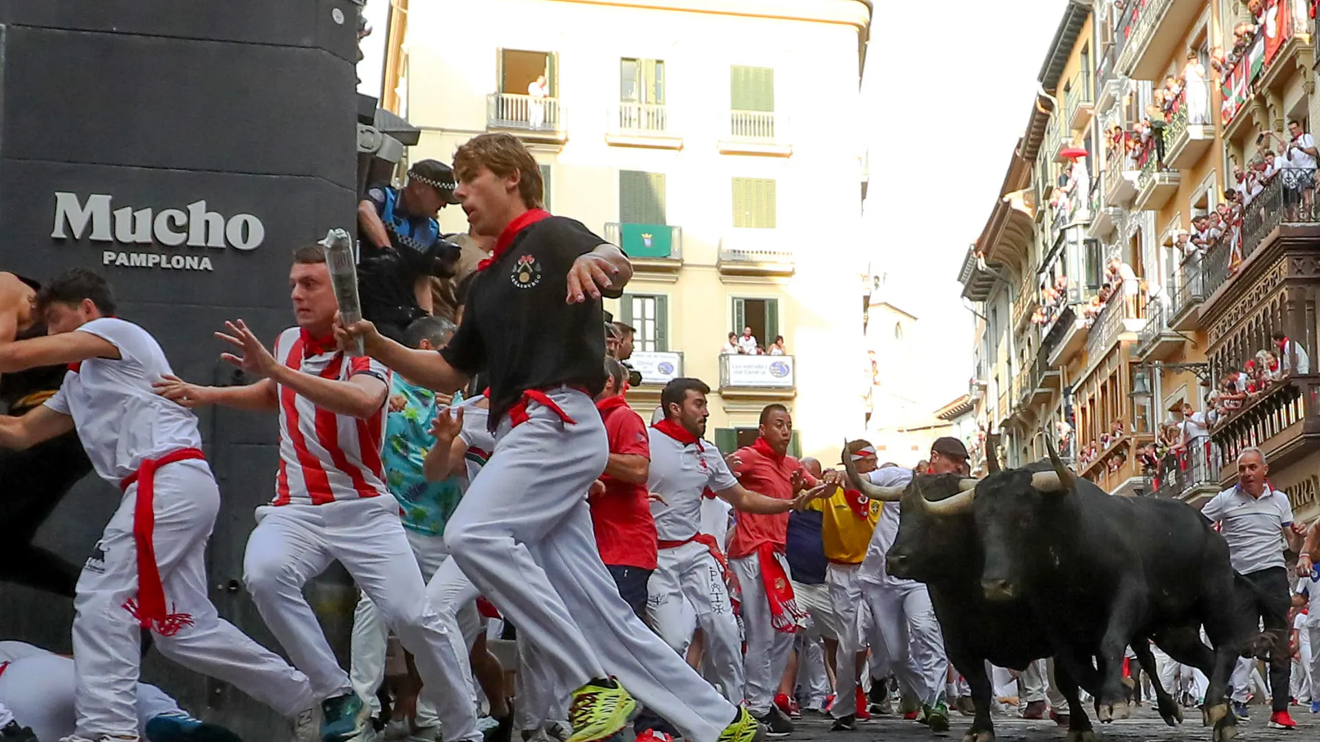 Quinto día de encierro en Pamplona Quinto día de encierro en Pamplona