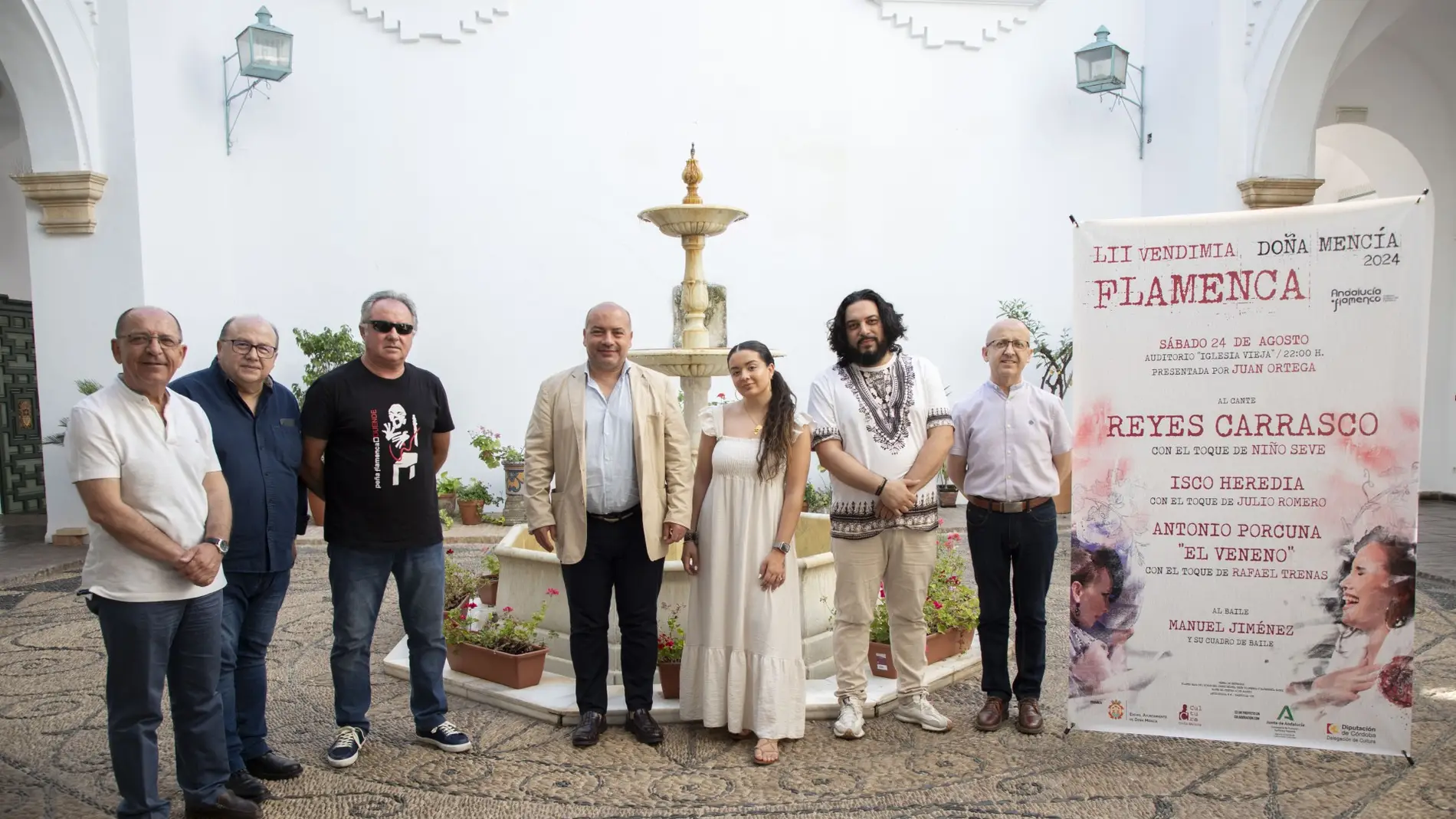 La LII Vendimia Flamenca de Doña Mencía contará con figuras del cante como Reyes Carrasco, Isco Heredia y Antonio Porcuna ‘El Veneno’