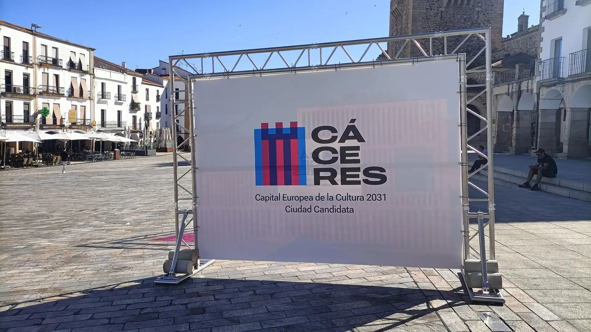 Cáceres 2031 da a conocer su nuevo logotipo que funde patrimonio histórico y vanguardia artística en busca de la capitalidad cultural
