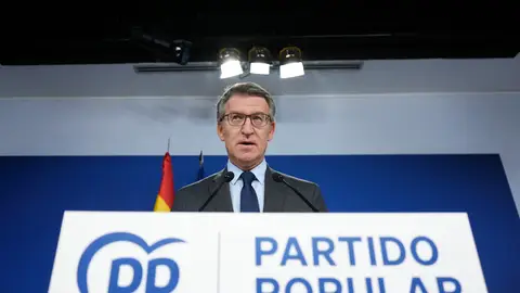 El líder del PP, Alberto Núñez Feijóo, ha afirmado que Vox "ha descarrilado" y "se ha pasado de frenada" El líder del PP, Alberto Núñez Feijóo, ha afirmado que Vox "ha descarrilado" y "se ha pasado de frenada"