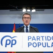  El líder del PP, Alberto Núñez Feijóo, ha afirmado que Vox "ha descarrilado" y "se ha pasado de frenada" 