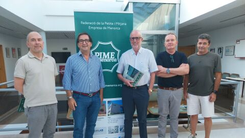 Nueva junta directiva de PIME Menorca. 