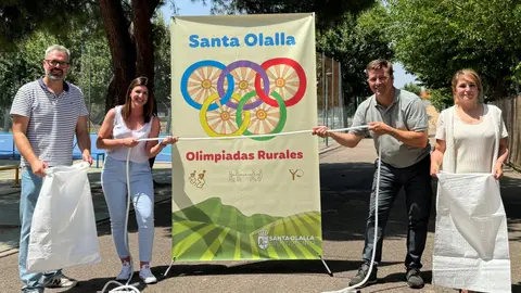 Santa Olalla celebra sus olimpiadas rurales Santa Olalla celebra sus olimpiadas rurales
