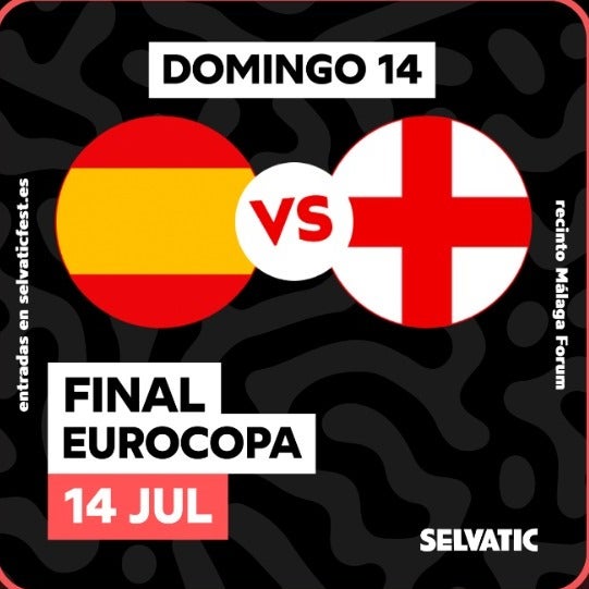 Dónde ver la final de la Eurocopa en Málaga: horario y ubicación Dónde ver la final de la Eurocopa en Málaga: horario y ubicación