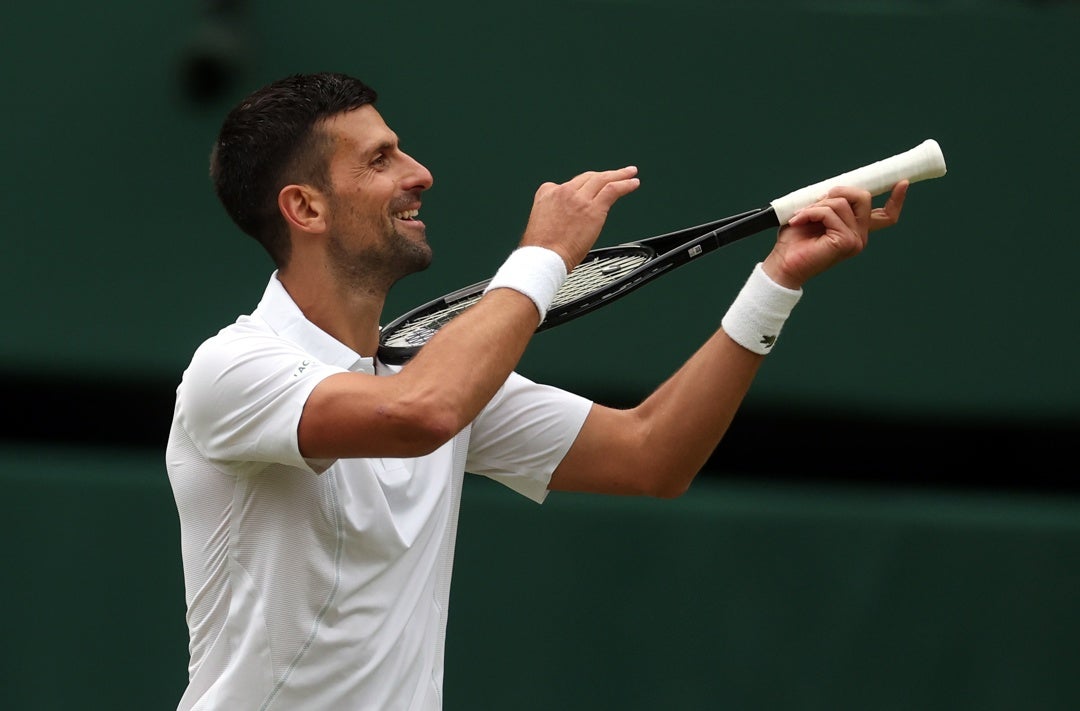 Djokovic puede con Musetti y repetirá final con Alcaraz Djokovic puede con Musetti y repetirá final con Alcaraz