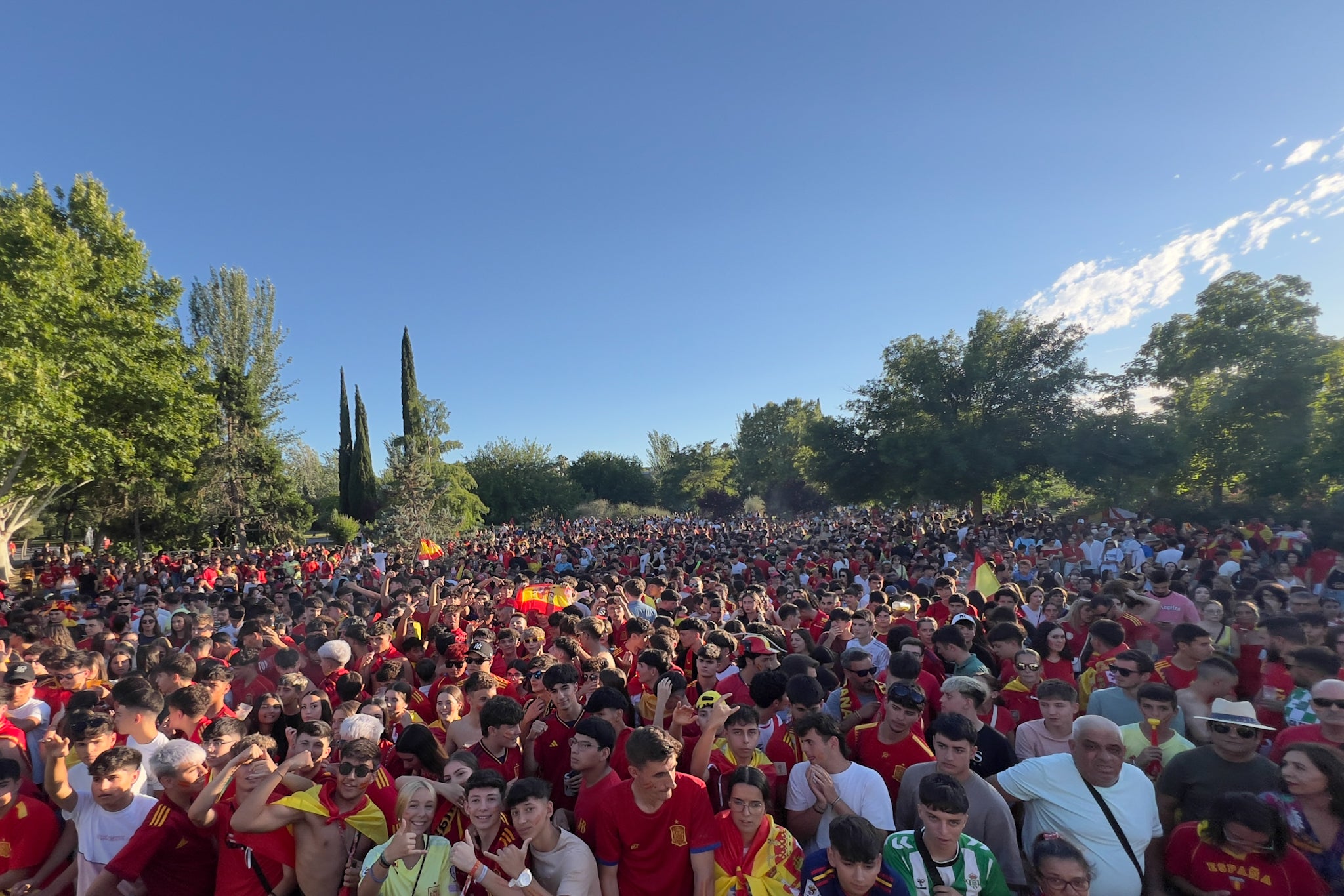 Extremadura "vibra" con el triunfo de la Selección española en la Eurocopa Extremadura "vibra" con el triunfo de la Selección española en la Eurocopa