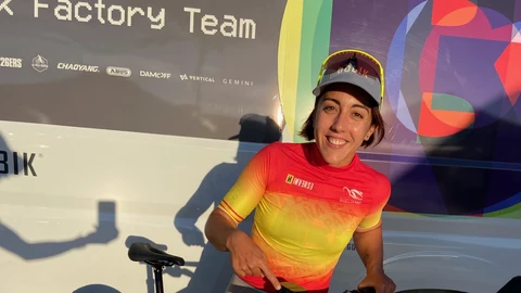 La vilera Amparo Chapa, campeona de España tras vencer en el Eliminator XCE de El Almendro