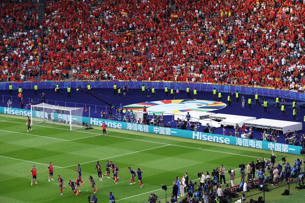 La afición española en la final de la Eurocopa La afición española en la final de la Eurocopa