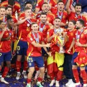 España celebra la Eurocopa 2024. EFE/EPA/GEORGI LICOVSKI