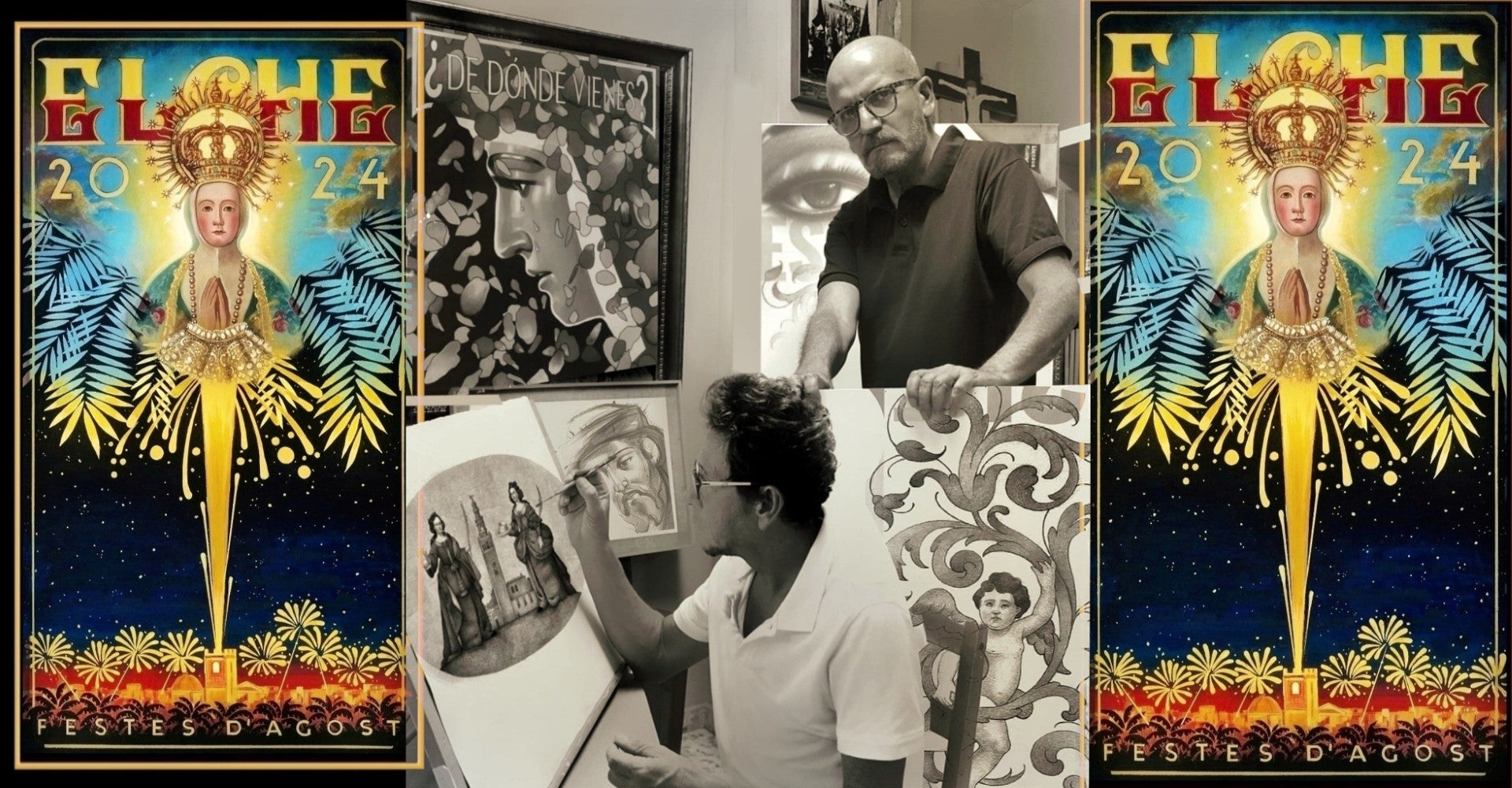 Francisco Rovira: "Hemos querido hacer un homenaje a Elche, a su patrona y a su tradición artesana" Francisco Rovira: "Hemos querido hacer un homenaje a Elche, a su patrona y a su tradición artesana"
