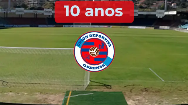 10 anos Unión Deportiva Ourense. 10 anos Unión Deportiva Ourense.