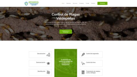 MEDAMVAL Medio Ambiente Valdepe&ntilde;as Control de Plagas