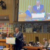 Pérez aboga por implicar a la ciudadanía en la solución local de retos globales en una intervención en la ONU