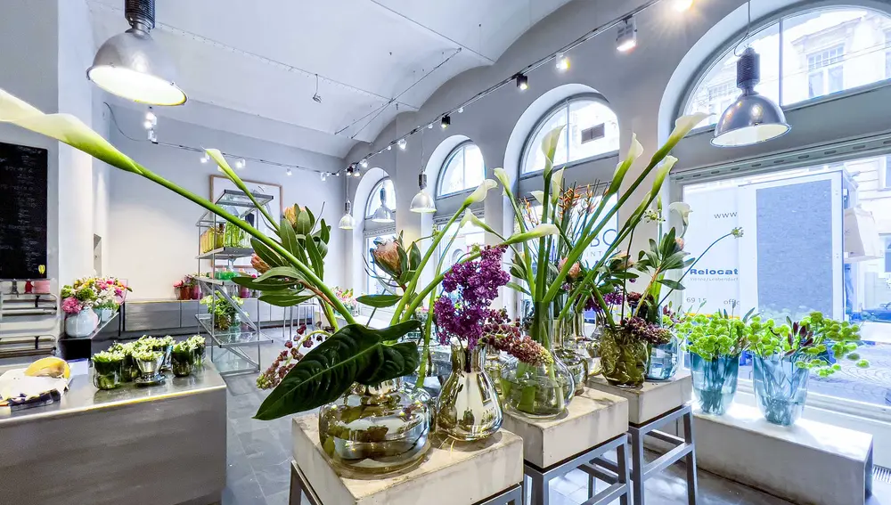 Las tiendas de flores son una constante en Viena Las tiendas de flores son una constante en Viena