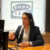 L'emprenedor Álvaro Pintado, als estudis d'Onda Cero.
