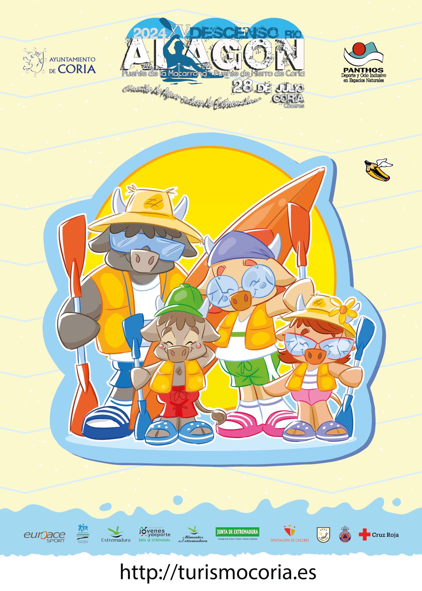 Coria celebrará su XV Descenso del Río Alagón el próximo 28 de julio Coria celebrará su XV Descenso del Río Alagón el próximo 28 de julio