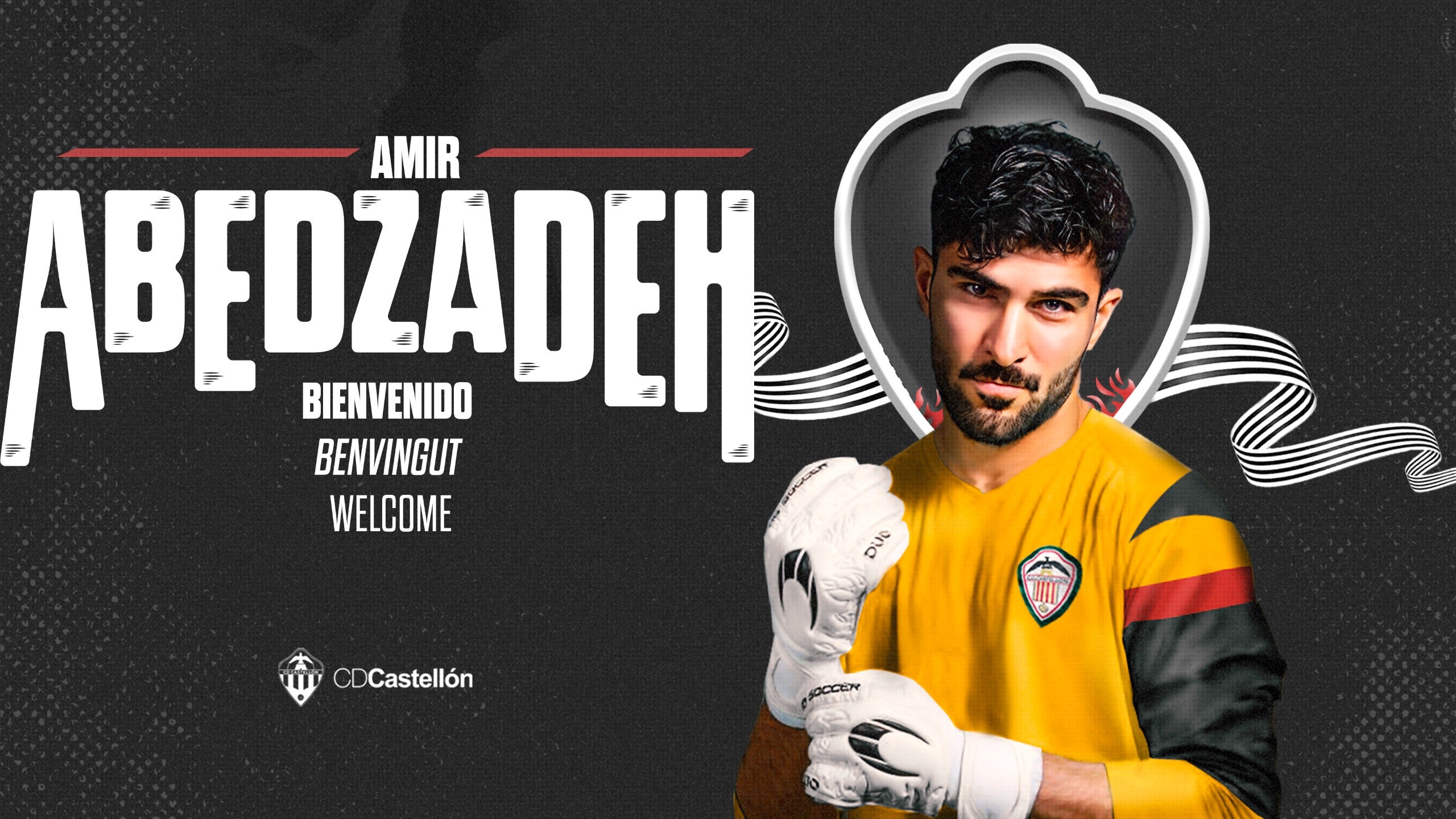 El iraní Amir Abedzadeh, ante el gran reto de disputarle la titularidad a Crettaz El iraní Amir Abedzadeh, ante el gran reto de disputarle la titularidad a Crettaz