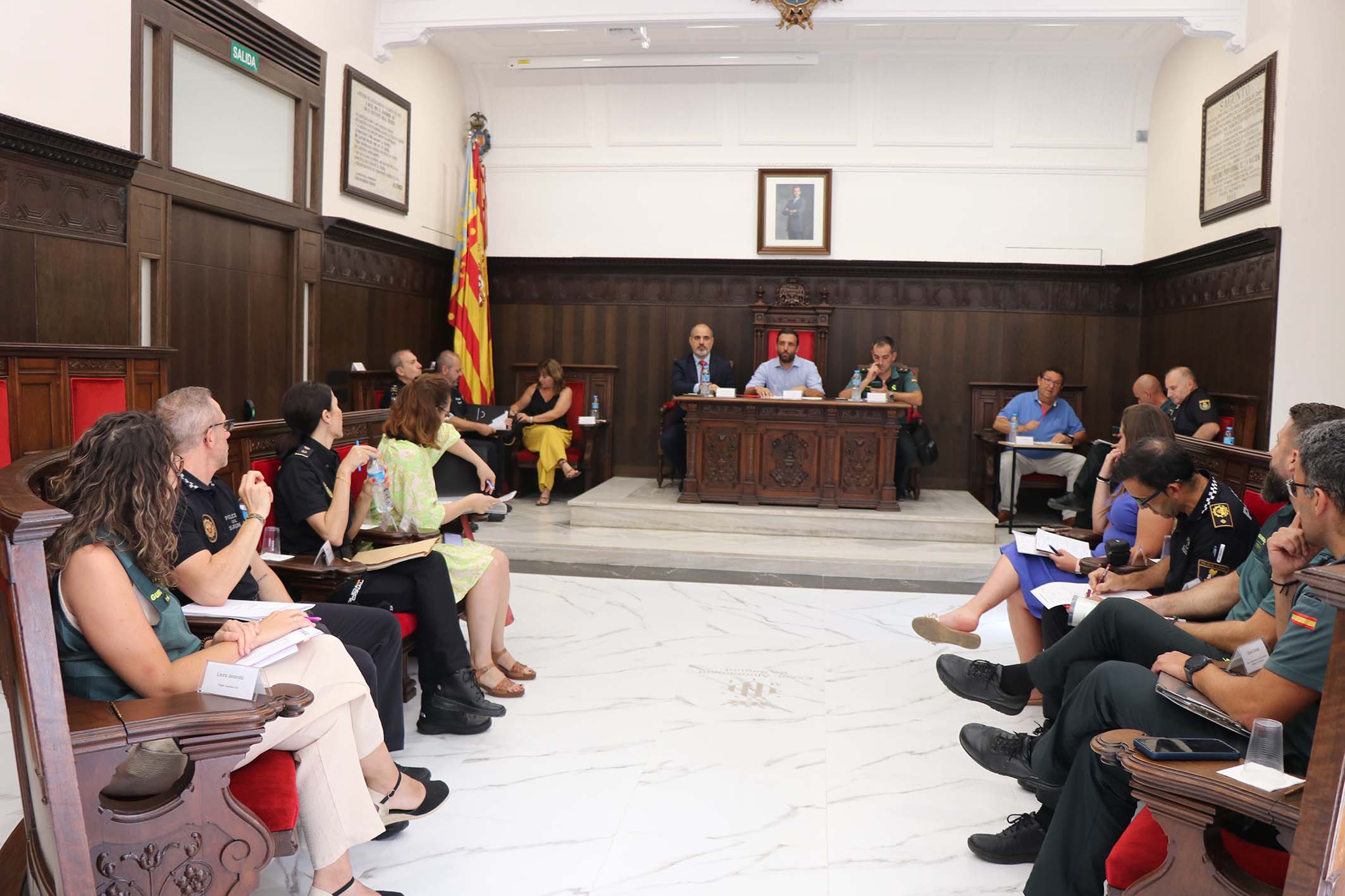 Sagunto reúne a su Junta Local de Seguridad para las Fiestas Patronales 2024 Sagunto reúne a su Junta Local de Seguridad para las Fiestas Patronales 2024