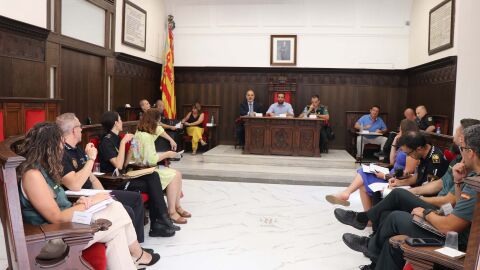 Reunión de la Junta Local de Seguridad del Ayuntamiento de Sagunto para las Fiestas Patronales 2024