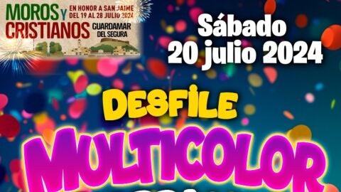 El Desfile Multicolor es uno de los actos programados para este primer fin de semana de fiestas patronales en Guardamar del Segura