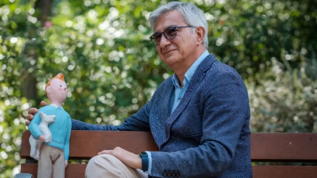 José Manuel Silva, autor d'una tesi doctoral sobre Tintín. José Manuel Silva, autor d'una tesi doctoral sobre Tintín.