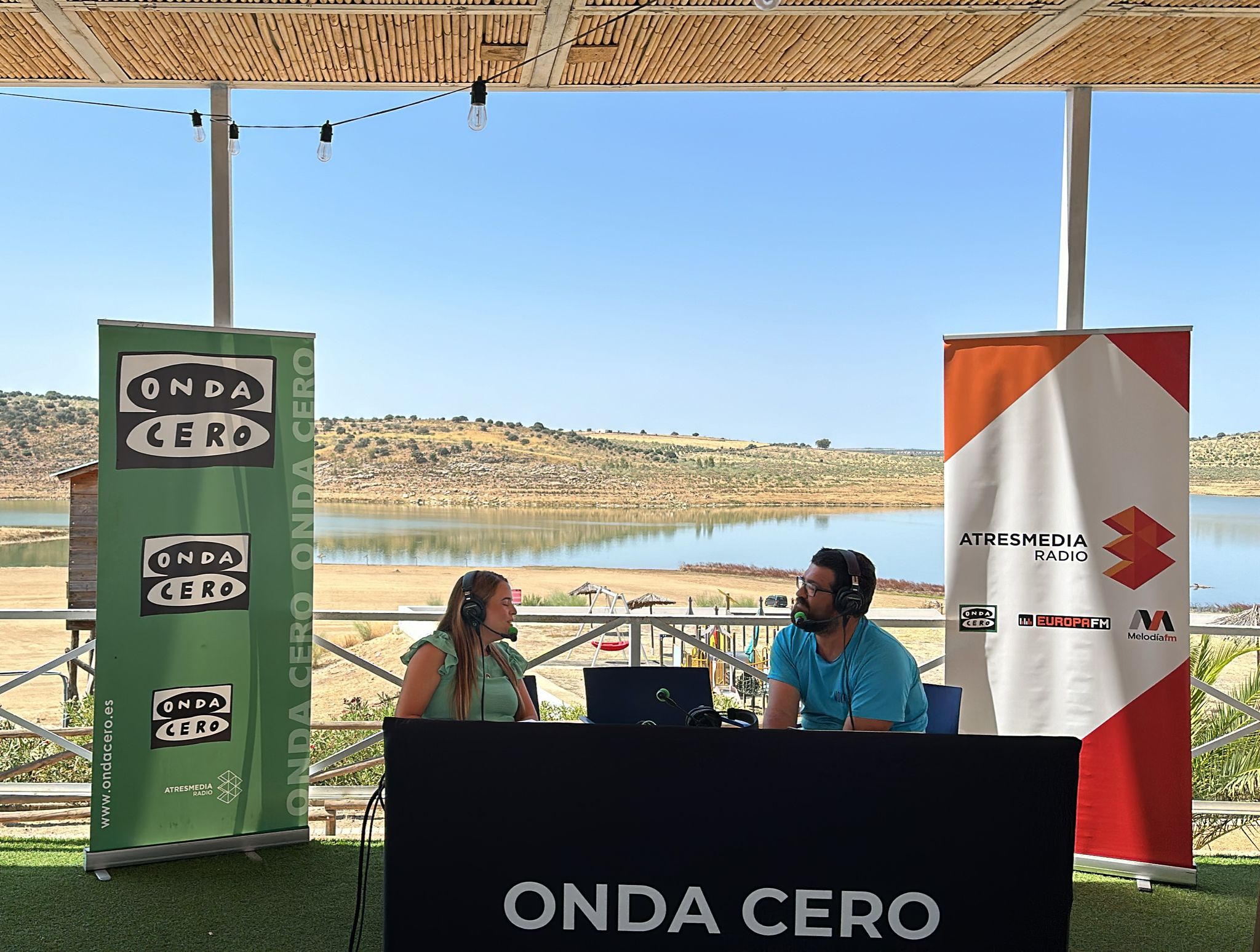 Gente Viajera Banderas azules (Alange) Gente Viajera Banderas azules (Alange)