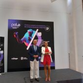 Miguel Marín y Alicia Izquierdo en el Polo Digital de Málaga