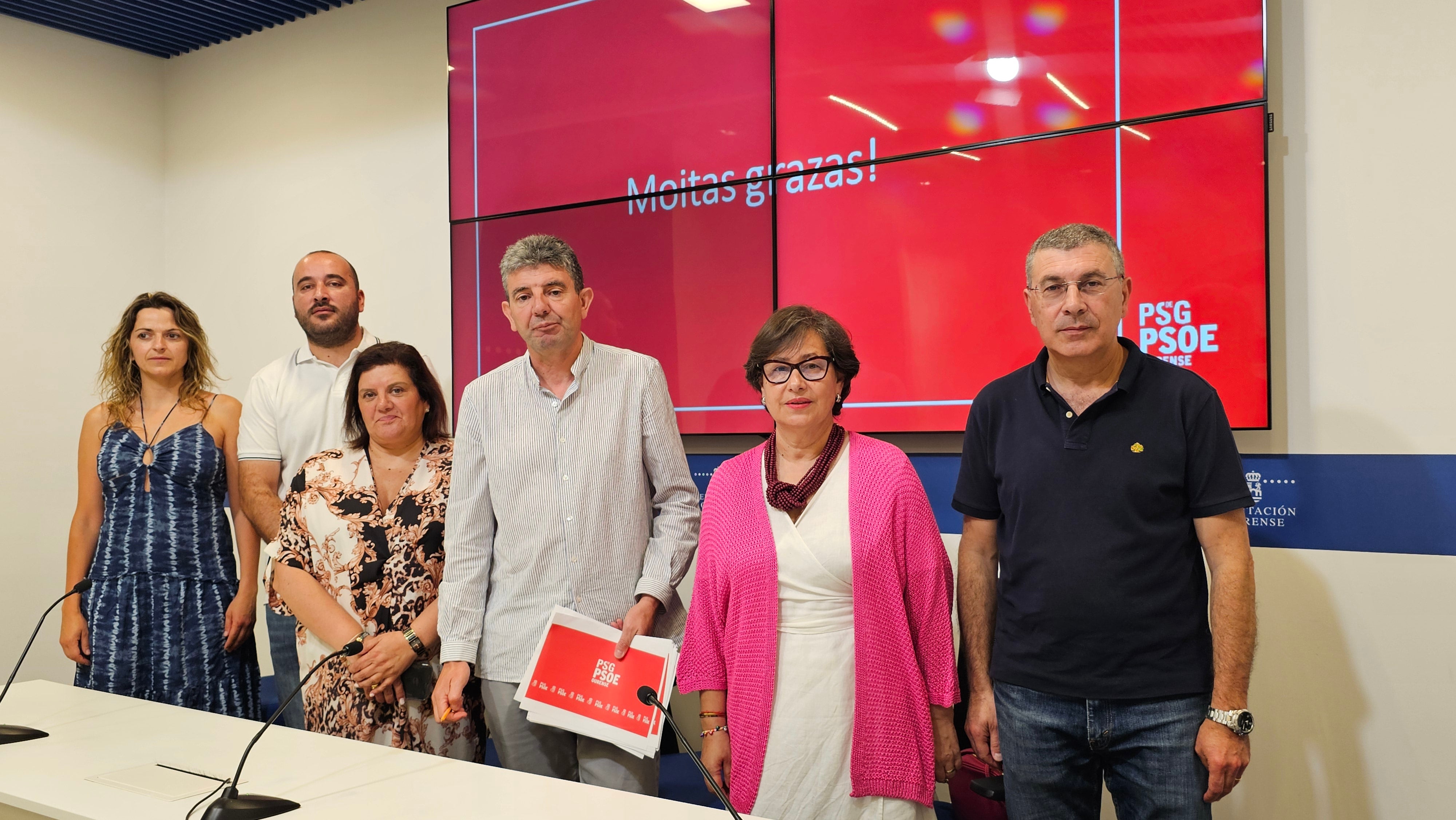 O Psoe amosase 'satisfeitos' dos logros acadados durante o primer ano de lexislatura O Psoe amosase 'satisfeitos' dos logros acadados durante o primer ano de lexislatura