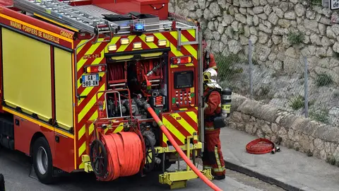 Imagen de archivo de los bomberos de Francia. Imagen de archivo de los bomberos de Francia.