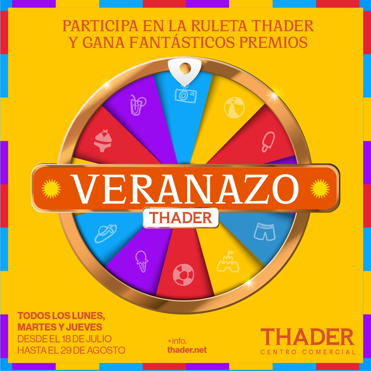 Thader Presenta el "Veranazo Thader": Una campaña estival llena de sorpresas y premios Thader Presenta el "Veranazo Thader": Una campaña estival llena de sorpresas y premios