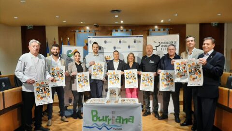 El ayuntamiento de Burriana y el sector de la hostelería han presentado las jornadas solidarias. 