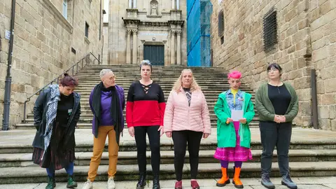 Integrantes da Marcha Mundial das Mulleres de Ourense Integrantes da Marcha Mundial das Mulleres de Ourense