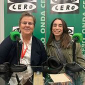 La directora de Eserp Mallorca, Natalia Enseñat, junto a la periodista Patricia Segura en la sede de la escuela de negocios