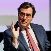 El presidente de la Confederación Española de Organizaciones Empresariales (CEOE), Antonio Garamendi.