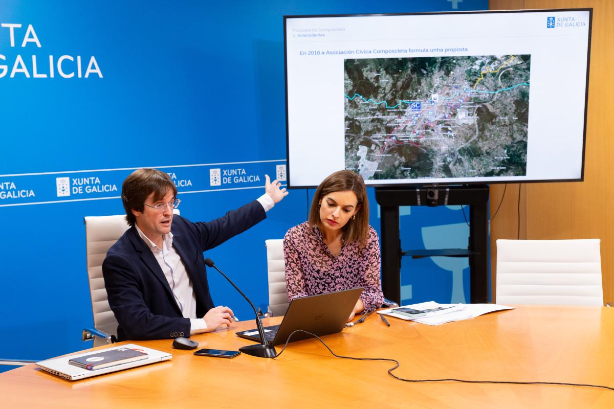 La Xunta modifica el trazado de la senda que unirá Milladoiro con San Caetano para alejarla del entorno del Banquete de Conxo La Xunta modifica el trazado de la senda que unirá Milladoiro con San Caetano para alejarla del entorno del Banquete de Conxo