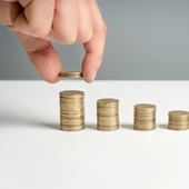 Monedas apiladas Monedas apiladas