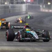 Hamilton manda en los libres del GP de Las Vegas