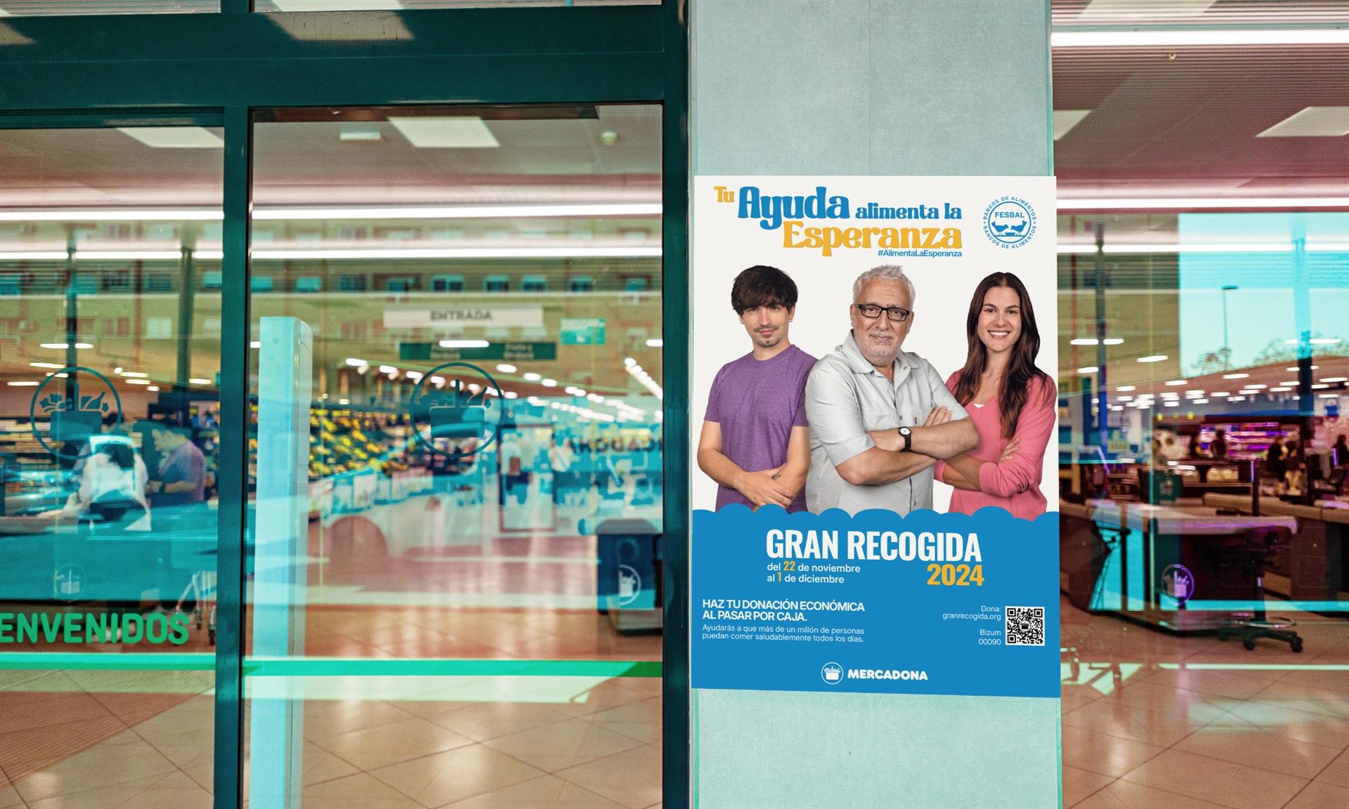 Mercadona se incorpora con sus 74 tiendas en C-LM a la campaña Gran Recogida de Alimentos de Fesbal Mercadona se incorpora con sus 74 tiendas en C-LM a la campaña Gran Recogida de Alimentos de Fesbal
