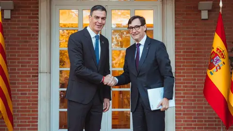 Pedro Sánchez i Salvador Illa, a la Moncloa Pedro Sánchez i Salvador Illa, a la Moncloa